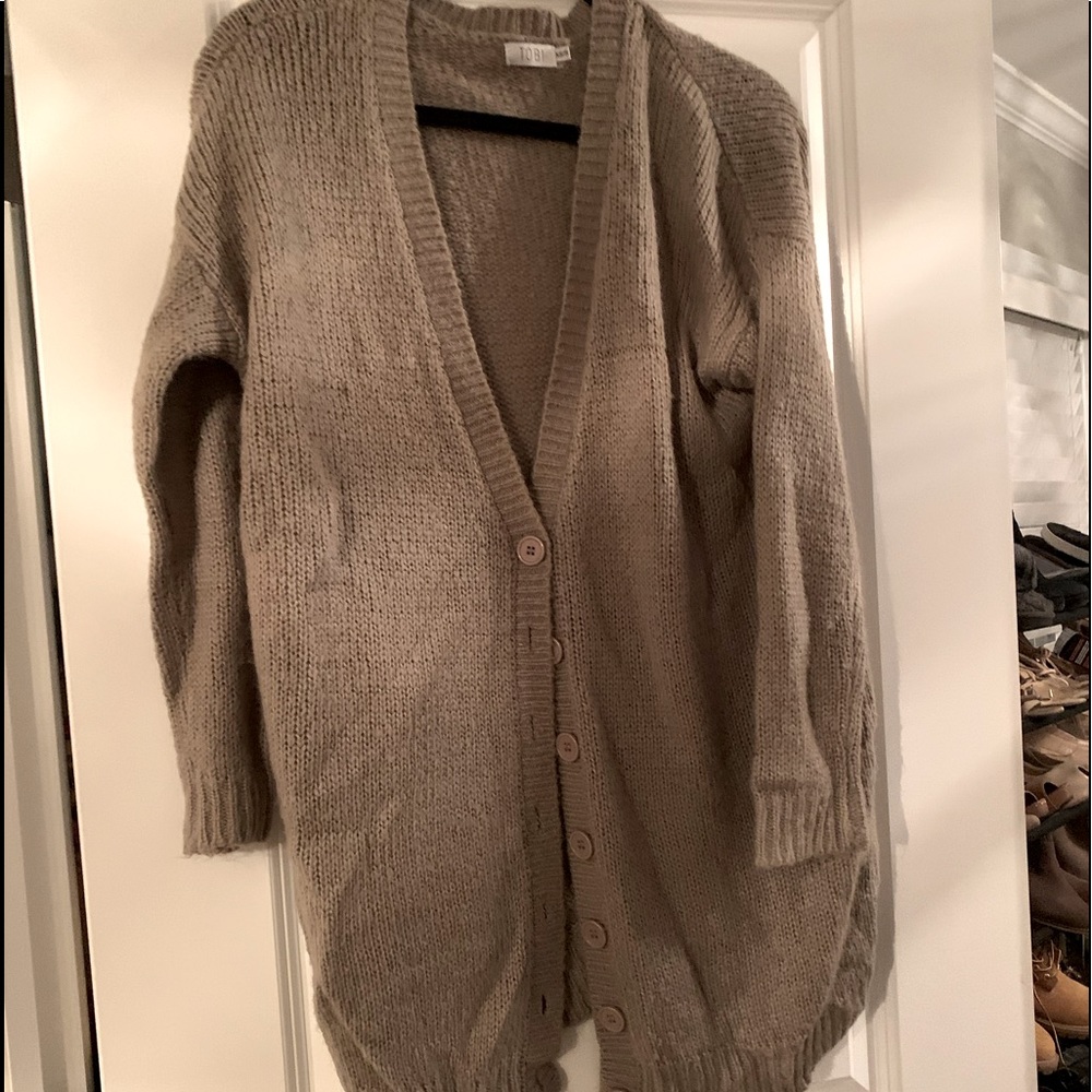 taupe sweater